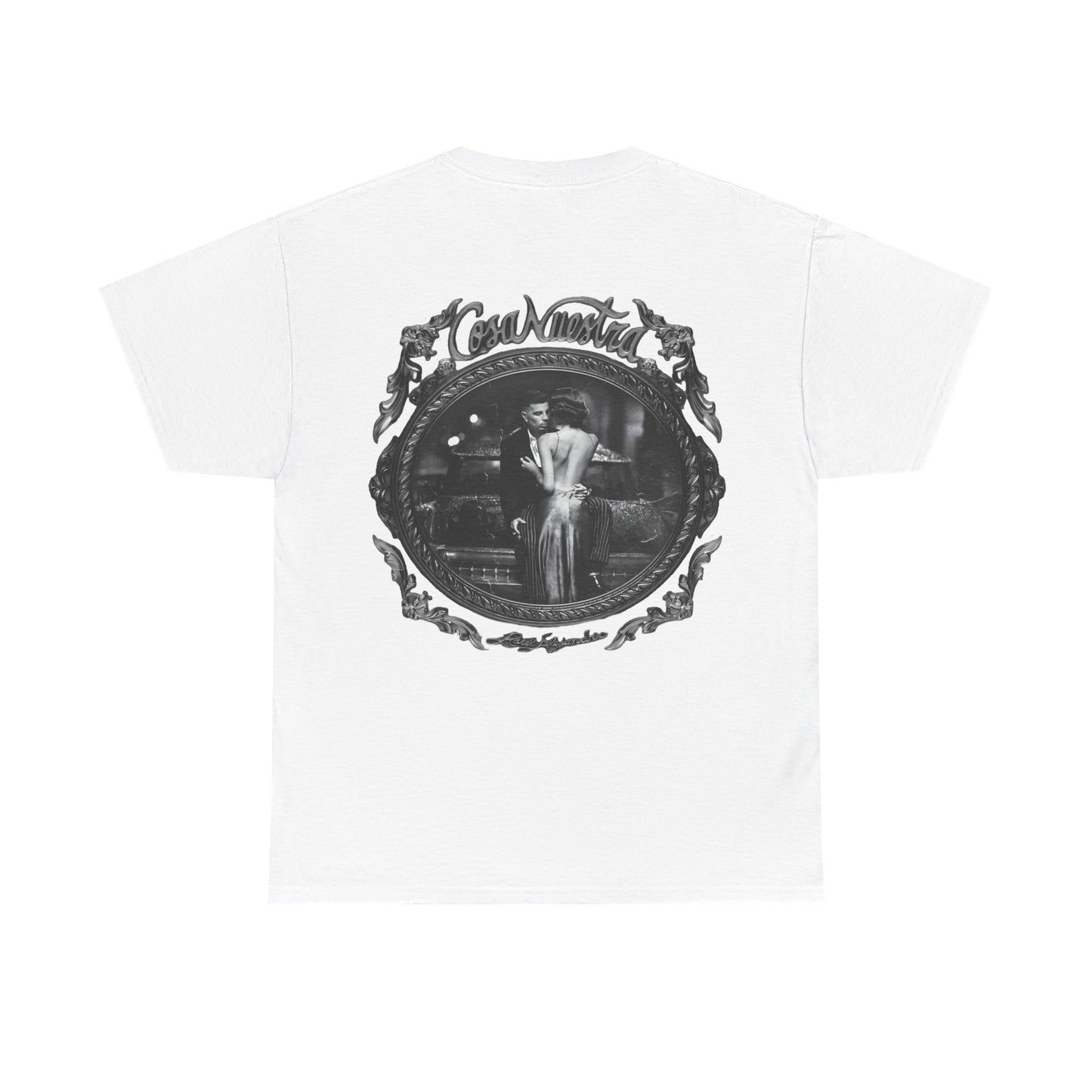 RAUW ALEJANDRO MERCH - RAUW COSA NUESTRA ALBUM COVER WHITE TEE