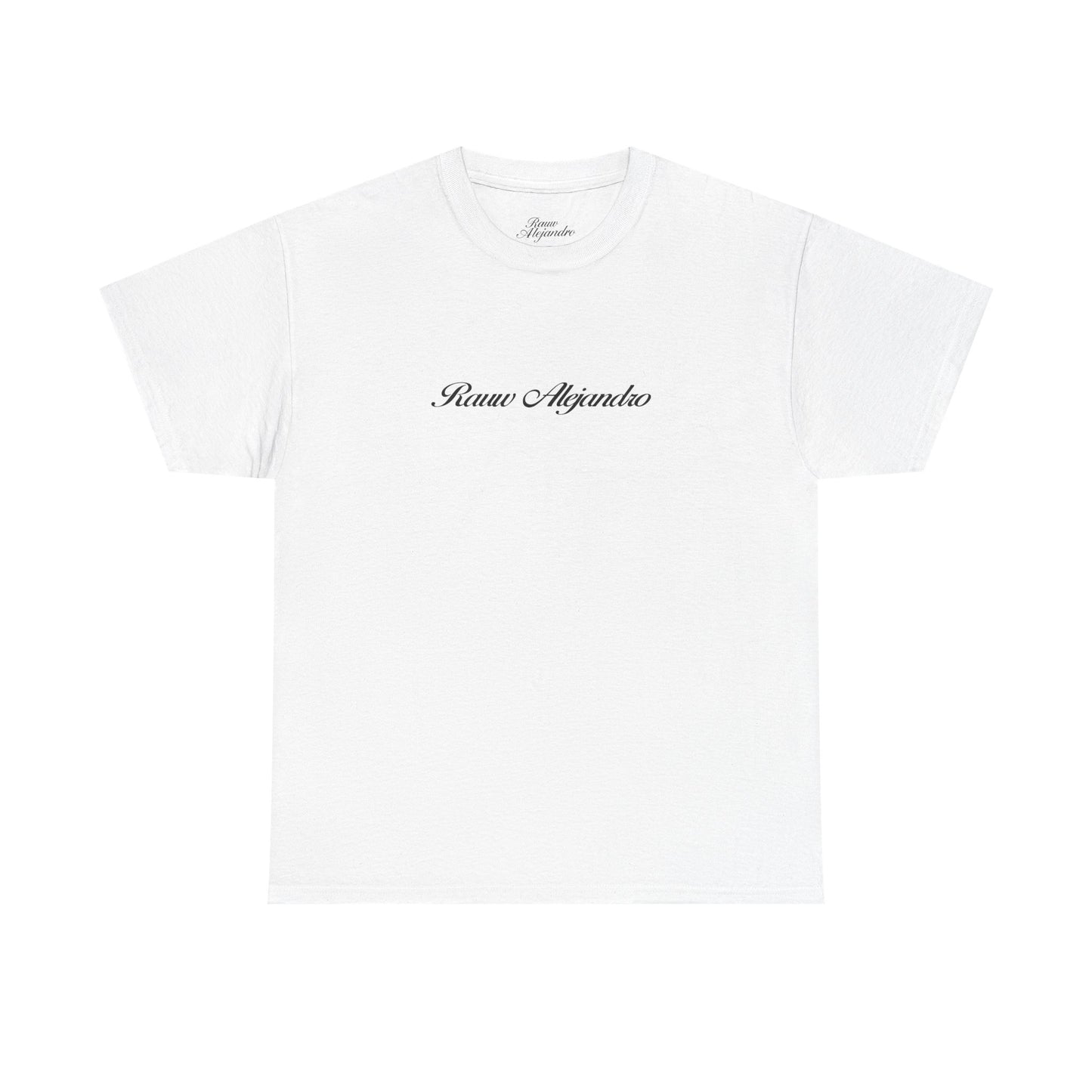 RAUW ALEJANDRO MERCH - RAUW COSA NUESTRA ALBUM COVER WHITE TEE