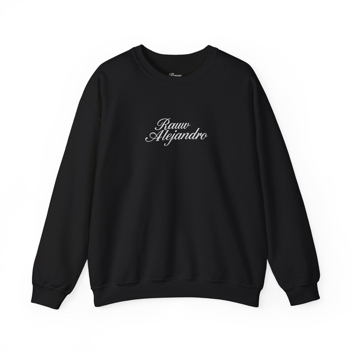 RAUW ALEJANDRO MERCH - RAUW STAIRS GANGSTER BLACK CREWNECK